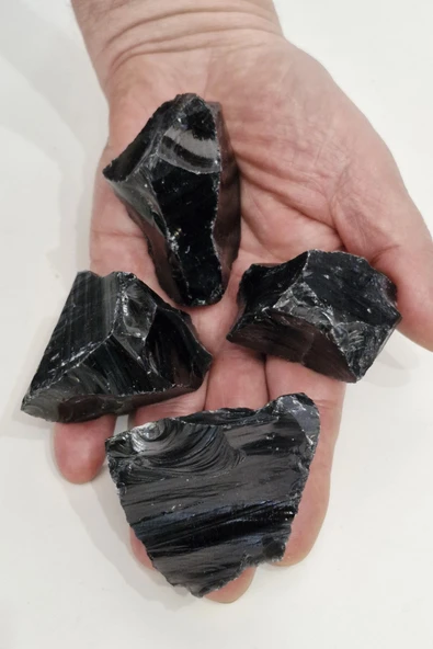 Siyah Obsidyen Doğal Kütle SO-8 - Resim 3