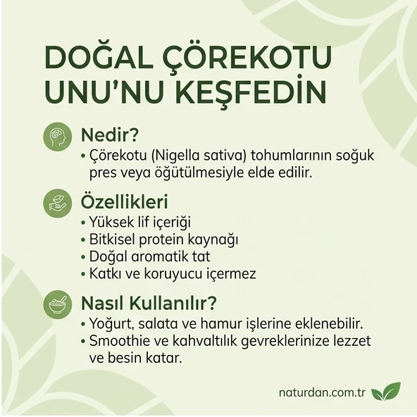Çörekotu Öğütülmüş Toz 250 gr - Resim 3