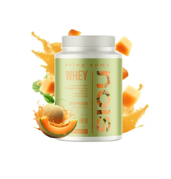 Nois Whey Rex 900G Protein Tozu Cantaloupe Aromalı ürün görseli 1