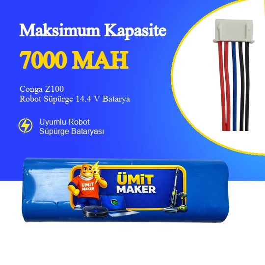 Conga Z100 Robot Süpürge 7000 mAh Batarya ürün görseli 1