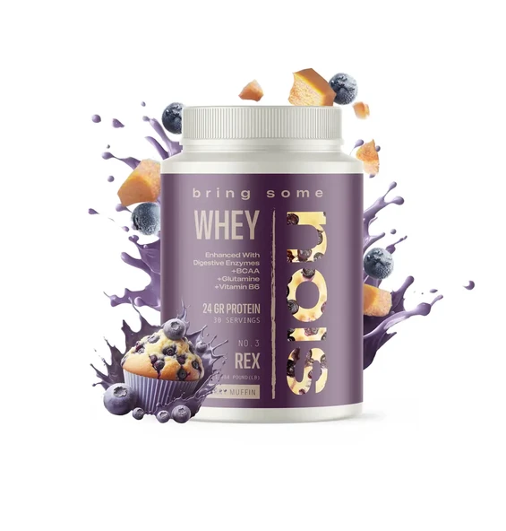 Nois Whey Rex 900G Protein Tozu Blueberry Muffin Aromalı ürün görseli 1