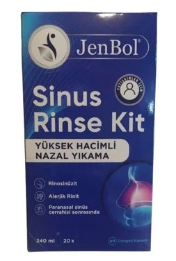 Jenbol Burun ve Sinüs Temizleme Kiti 240 ml 20'li ürün görseli 1
