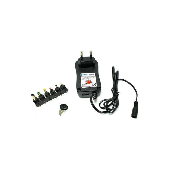 3-12V 2AMPER Ayarlanabilir Adaptör USB Çıkışlı ürün görseli 1