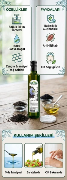 Çörekotu Yağı 250 ml - Resim 2