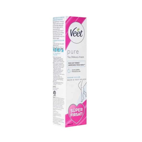 Veet Pure Hassas Cilt Tüy Dökücü Krem Süper Fırsat 200 ml ürün görseli 1
