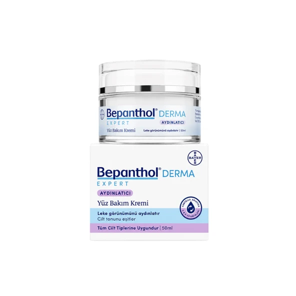 Bepanthol Derma Expert Aydınlatıcı Yüz Bakım Kremi 50 m ürün görseli 1