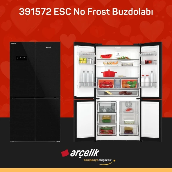 ARÇELİK 391572 ESC Gardırop Tipi Buzdolabı ürün görseli 1