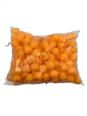 Can 150 Li Beyaz Turuncu Pin Pon Top (paket) ürün görseli 1