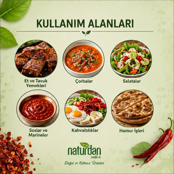 Yaprak Pul Biber Demirkol 1 Kg - Resim 6