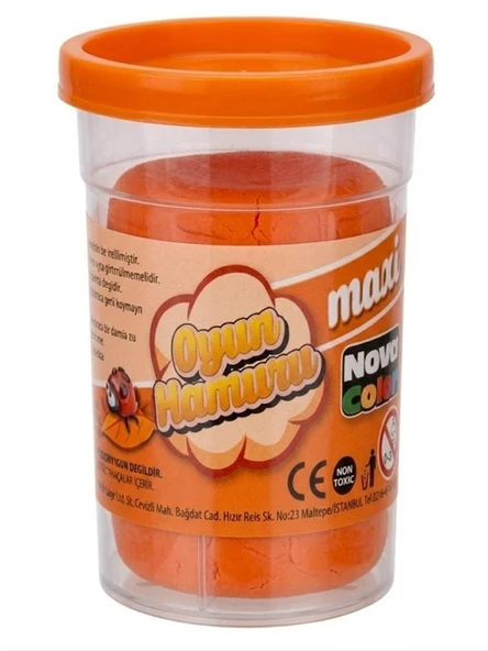 Nova Color Oyun Hamuru 100Gr Turuncu - 2 adet ürün görseli 1