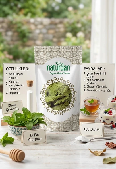 Stevia Şeker Otu 250 gr - Resim 3