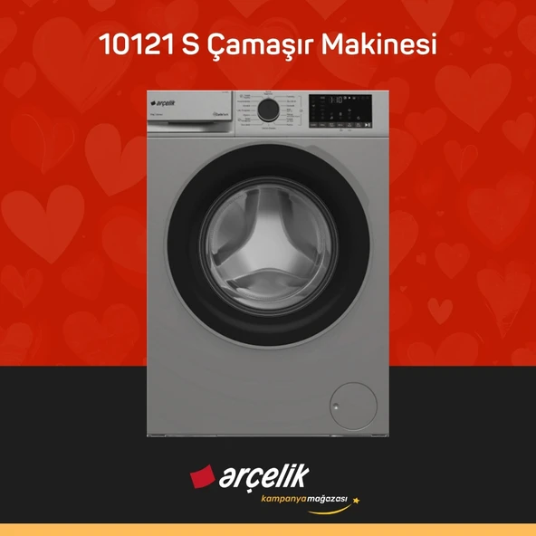 ARÇELİK 10121 S 1200 Devir 10 Kg Çamaşır Makinesi ürün görseli 1