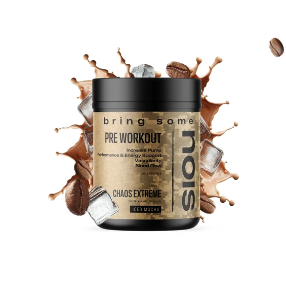 Nois Pre Workout Chaos Extreme 300G 30 Servis Iced Mocha  Aromalı ürün görseli 1