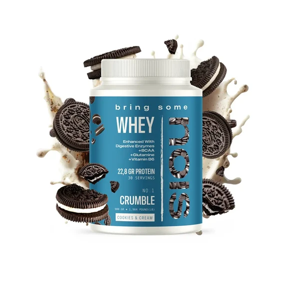 Nois Whey Crumble 900G Protein Tozu Cookies & Cream Aromalı ürün görseli 1