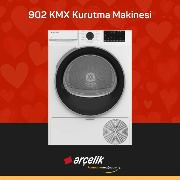 ARÇELİK 902 KMX 9 Kg Kurutma Makinesi ürün görseli 1
