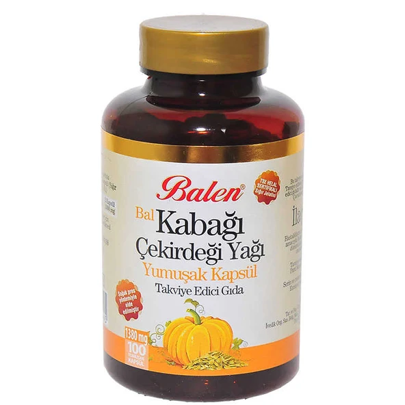Bal Kabağı Çekirdeği Yağı Yumuşak 100 Kapsül - OEM458-8058 ürün görseli 1