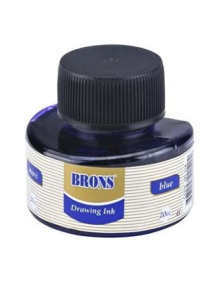 Brons Çini Mürekkebi 20Cc Mavi ürün görseli 1