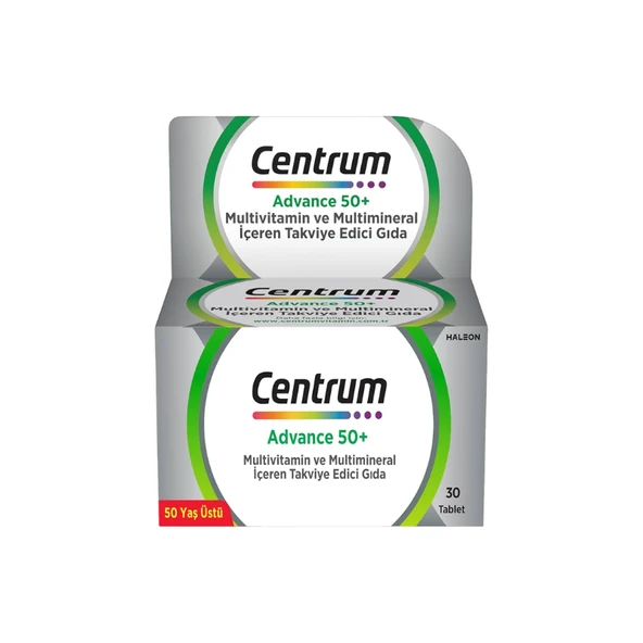 Centrum Advance 50+ Multivitamin 30 Tablet ürün görseli 1