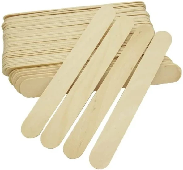 Fcx Dil Çubuğu 14 cm Ahşap 50'li ürün görseli 1
