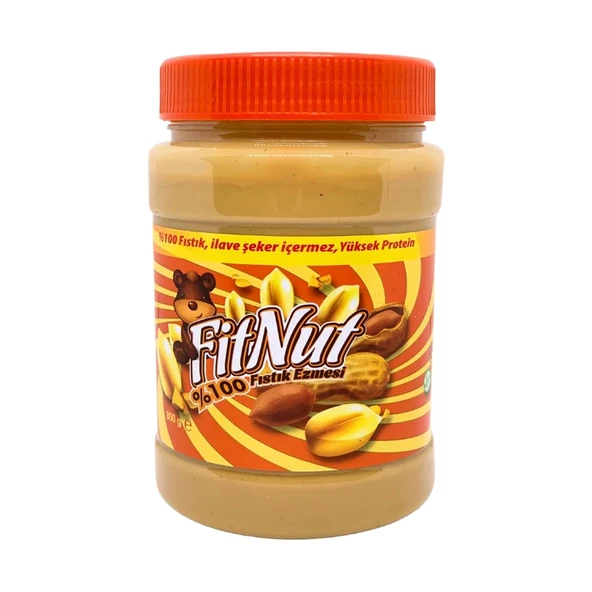 Fitnut Şekersiz %100 Fıstık Ezmesi 800 Gr ürün görseli 1