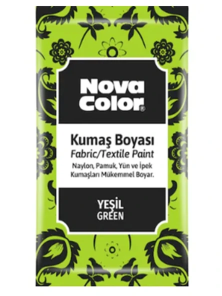 Nova Color Toz Kumaş Boyası Yeşil - 2 adet ürün görseli 1