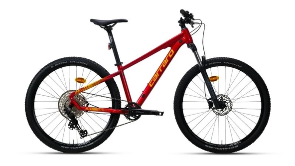 CARRARO CRX 711 ERKEK DAĞ BİSİKLETİ 360H HD 27.5 JANT 11 VİTES KROM KIRMIZI ŞEFTALİ ürün görseli 1