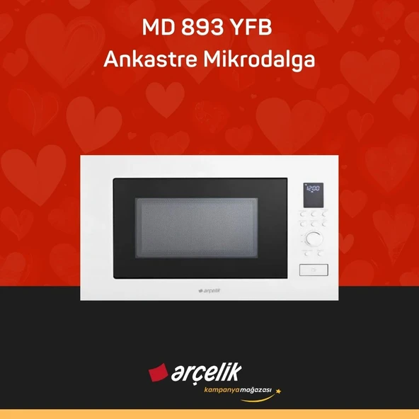 ARÇELİK MD 893 YFB Ankastre Mikrodalga ürün görseli 1