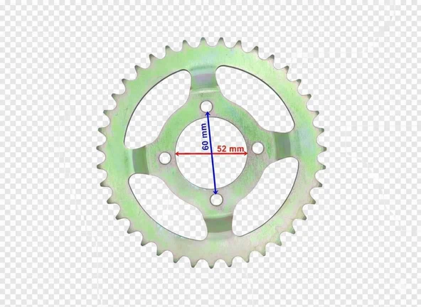 Tws Neo Arka Dişli 428-39T İç 52 Mm Çanaklı Öm ürün görseli 1