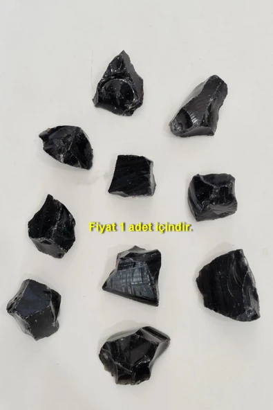 Siyah Obsidyen Doğal Kütle SO-8 - Resim 2