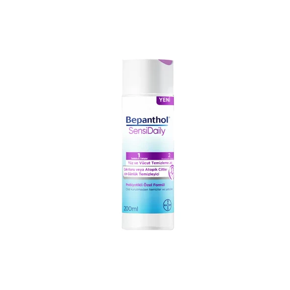 Bepanthol Sensidaily Yüz ve Vücut Temizleme Jeli 200 ml ürün görseli 1