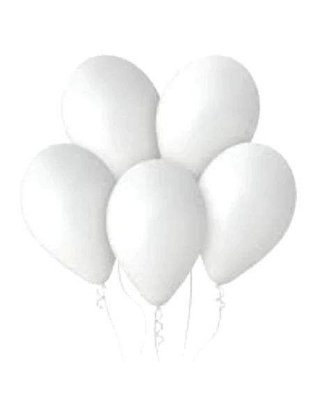 Vagon Balon 12  30cm 100Lü Beyaz ürün görseli 1
