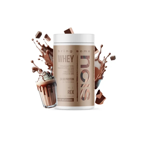 Nois Whey Rex Protein Tozu 420G 14 Servis Çikolatalı Milkshake Aromalı ürün görseli 1