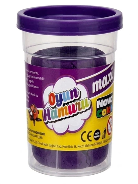 Nova Color Oyun Hamuru 100Gr Mor - 4 adet ürün görseli 1