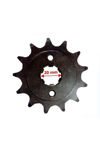 Honda Xl 200 Uyumlu Ön Dişli 520-13T İç 20X2 Delikli Öm ürün görseli 1