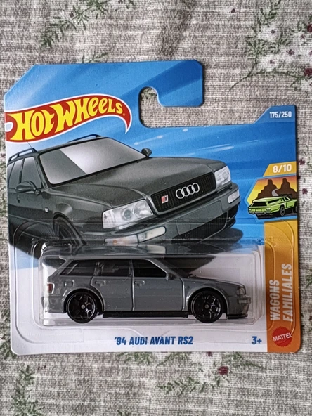 Hot Wheels '94 Audi Avant Rs2 Gri 2026 J Case GRİ ürün görseli 1