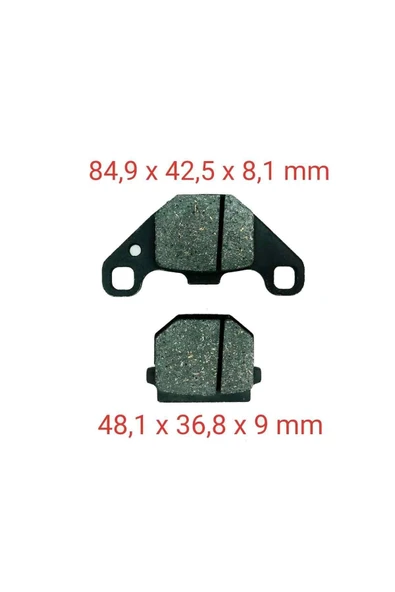 Suzuki Uyumlu An125 Ön Fren Disk Balatası Fa083 ürün görseli 1
