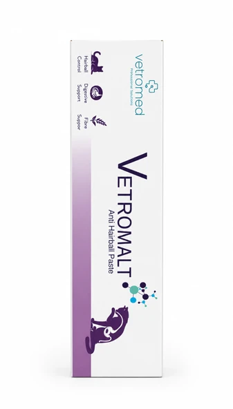 VETROMALT Anti Hairball Paste Kediler İçin Tüy Yumağı Önleyici Malt Macunu 100 ml ürün görseli 1