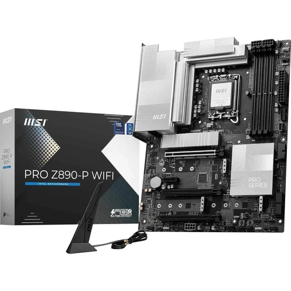 MSI Pro Z890-P Wi-Fi Intel LGA1851 DDR5 ATX Anakart Outlet ürün görseli 1