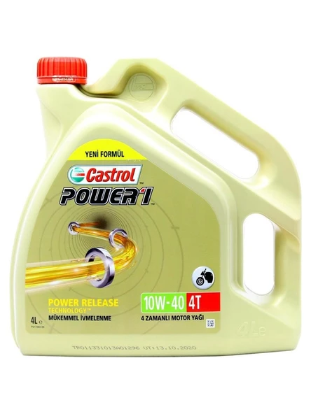 Castrol Power 1 4t 10w-40 Motosiklet Yağı 4 Lt ürün görseli 1