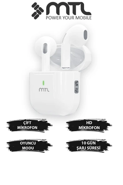Bluetooth Kablosuz Silikonsuz Kulaklık Ios ve Android Uyumlu ürün görseli 1
