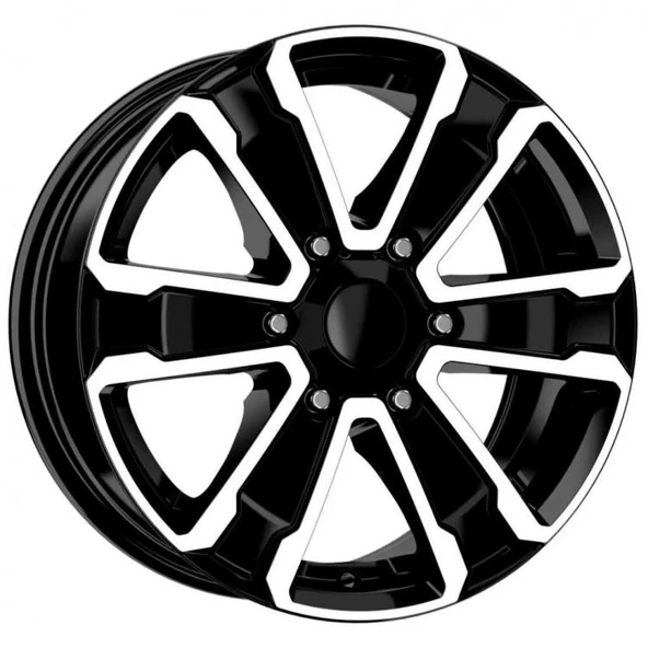 SONİC 8005/1 7Jx16 6x130 ET45 84,1 Deep Black Diamond Jant Seti 4'lü ürün görseli 1