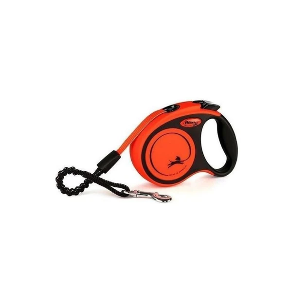 Flexi Extreme Otomatik Şeritli Köpek Gezdirme Kayışı 5Mt (S) Turuncu ürün görseli 1