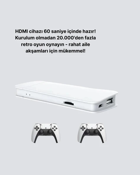 3D ve 4K Görüntü Kaliteli Çok lu Retro Oyun Konsolu - Resim 2