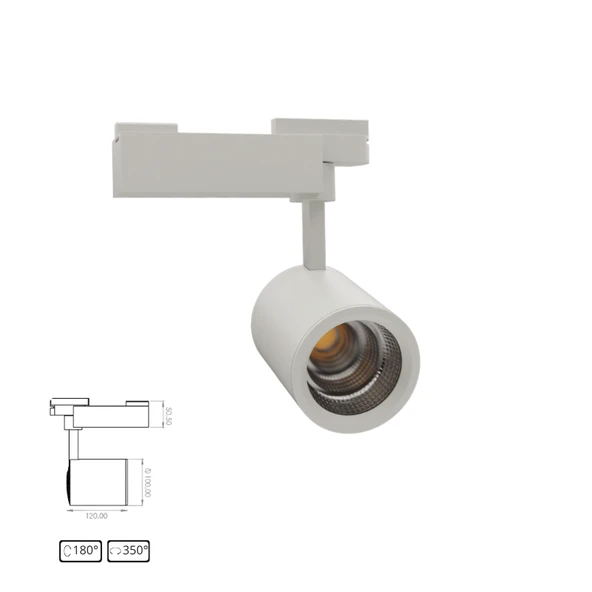 Arge Led Samsung Çipli 30W Beyaz Kasa Monofaze Ray Spot ürün görseli 1