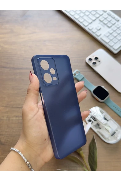 Redmi Note 12 Pro 5G Uyumlu Süper İnce Mat Ultra Thin Silikon Kılıf ürün görseli 1