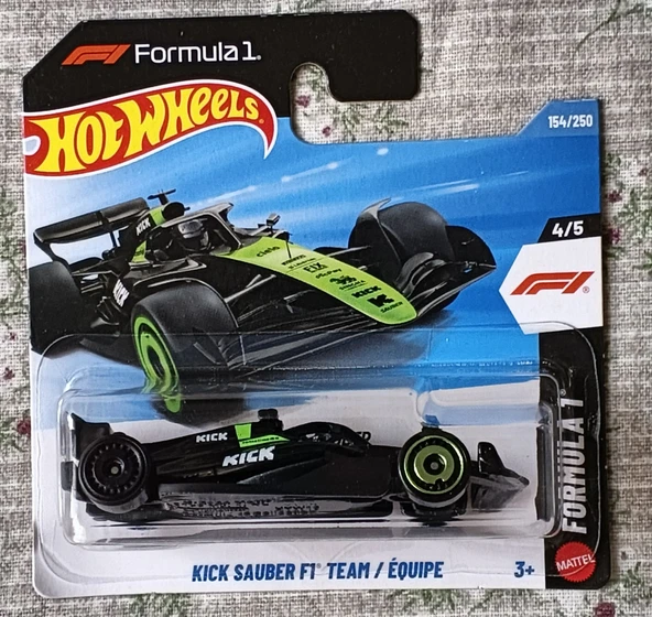 HOT WHEELS FORMULA 1 KICK SAUBER F1 TEAM 2026 J CASE ürün görseli 1