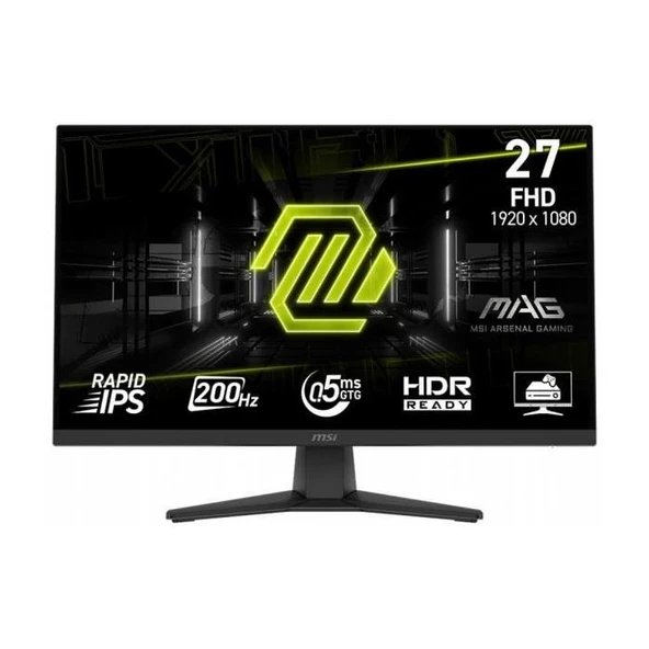 27 MSI MAG 272F 0.5MS 200HZ FHD IPS MONITOR ürün görseli 1