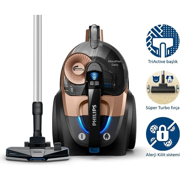 Philips Marathon Daily XB7151/07 Toz Torbasız Elektrikli Süpürge ürün görseli 1