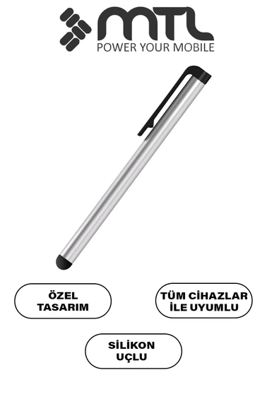 Dokunmatik Tablet Kalemi Universal Silikon Uçlu Tablet Telefon Kalemi Çizim Not Alma MT9101 ürün görseli 1