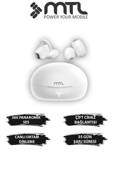 OWS Klipsli Kablosuz BT v5.4 + EDR + ANC Kulak Üstü Premium Sporcu Kulaklığı MT930 ürün görseli 1